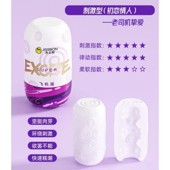Jissbon Super Series airplane egg mini airplane cup single pack adult sex toy1