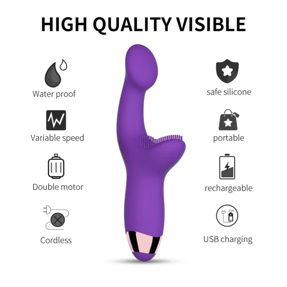Silicone finger vibrator for women, brush vibrator, high quality, suitable for foreign trade sex toys