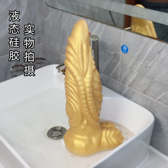 Silicone irregular-shaped extra-large anal plug, alternative anal dilator, huge size anal masturbator, adult sex toy