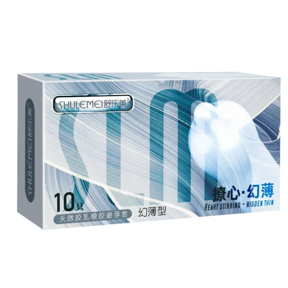 Shulemei Condoms Hyaluronic Acid001Ultra-thin long-lasting textured condoms for adult sexual pleasure and family planning