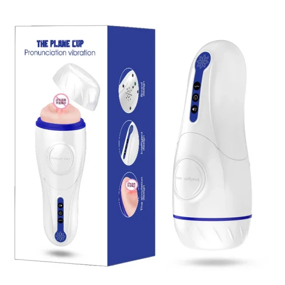 Zajiai Automatic Masturbator with Suction, Strong Vibration, Heating, and Voice Function for Men, Adult Sex Toys