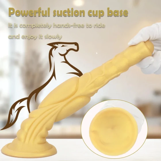 SM Special-shaped simulated horse penis silicone animal dildo with large suction cup, adult sex toy, anal plug