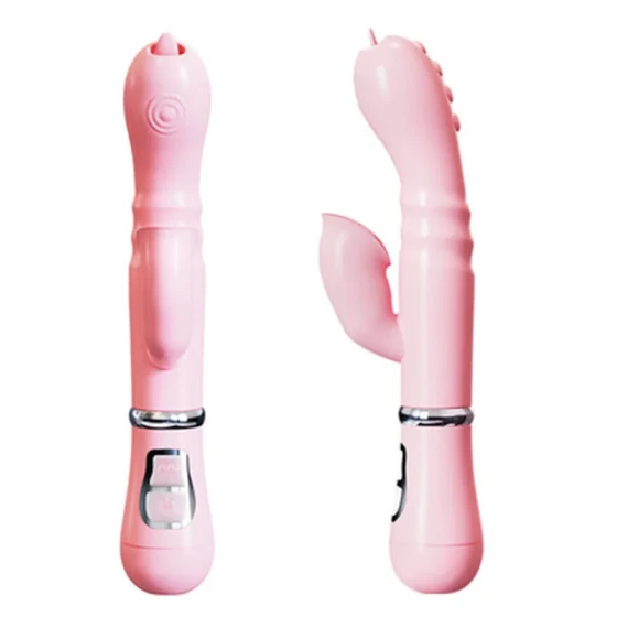Sucking, tongue licking, rabbit vibrator, adult sex toys for women, massage AV Dildo sex toy