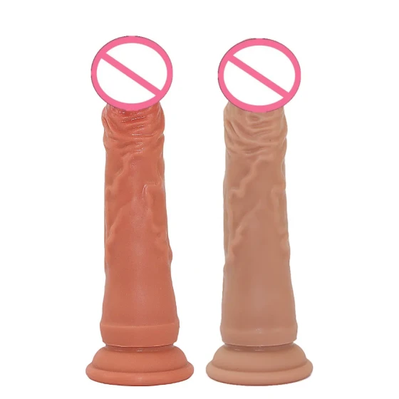 Eggless realistic dildo with suction cup, soft flesh, anal plug, fake penis sm Flirting toys for gay couples