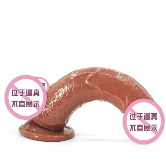 Female dildo masturbation device diameter3.8cm*20cm Realistic male genital mold for adult female pleasure