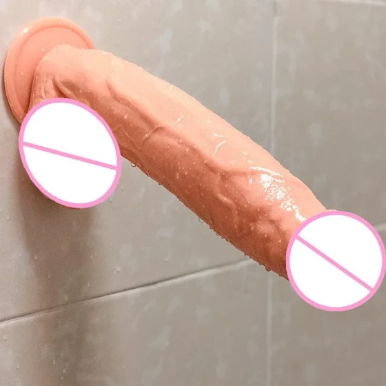 Extra-thick realistic dildo with suction cup, manual artificial penis gay Fisting, anal plugs, and dildos are hot-selling products in foreign trade