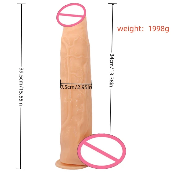 40cm Giant extra-large anal-expanding device, super large, thick, long, giant realistic dildo for anal expansion and female masturbation